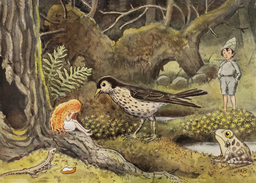 Solægget Tårerne af Elsa Beskow