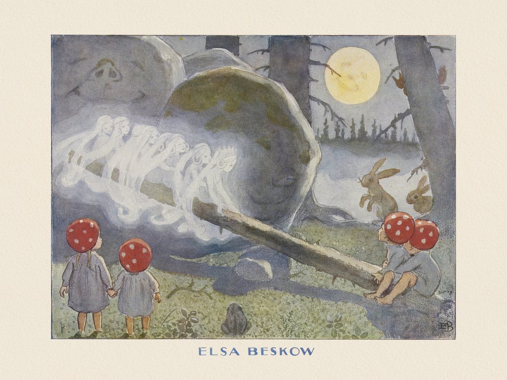 Tomotebo-børnene, alferne af Elsa Beskow