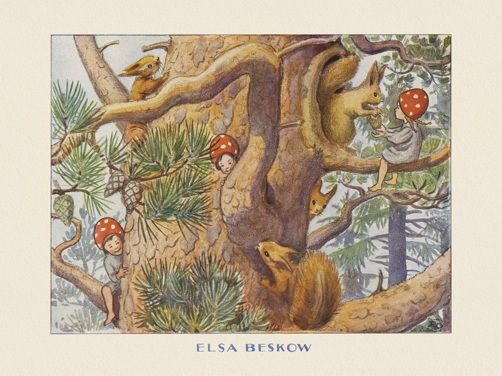 Tomtebørnene  - Træet af Elsa Beskow