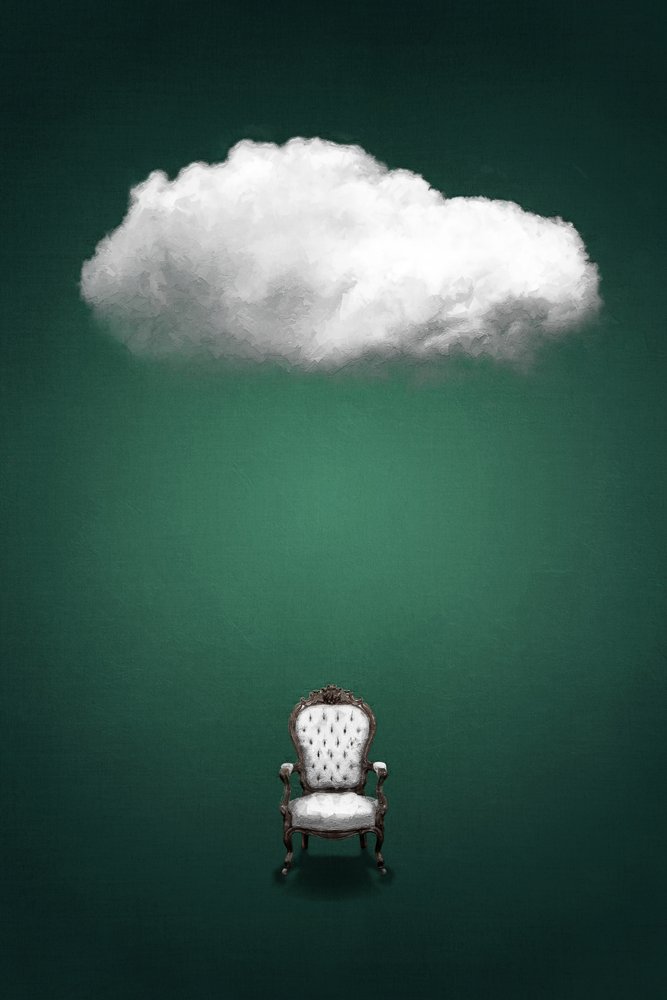 Floating Cloud-stolen af Ema Paraschiv
