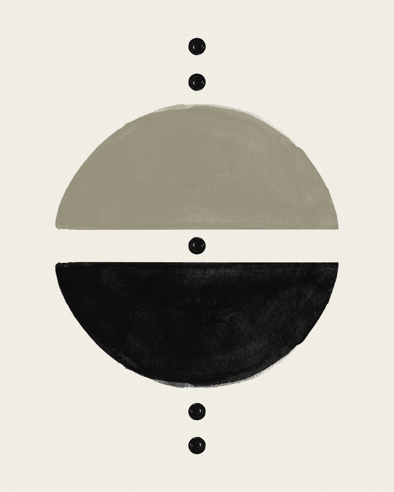 Moderne geometrisk balance af Ema Paraschiv