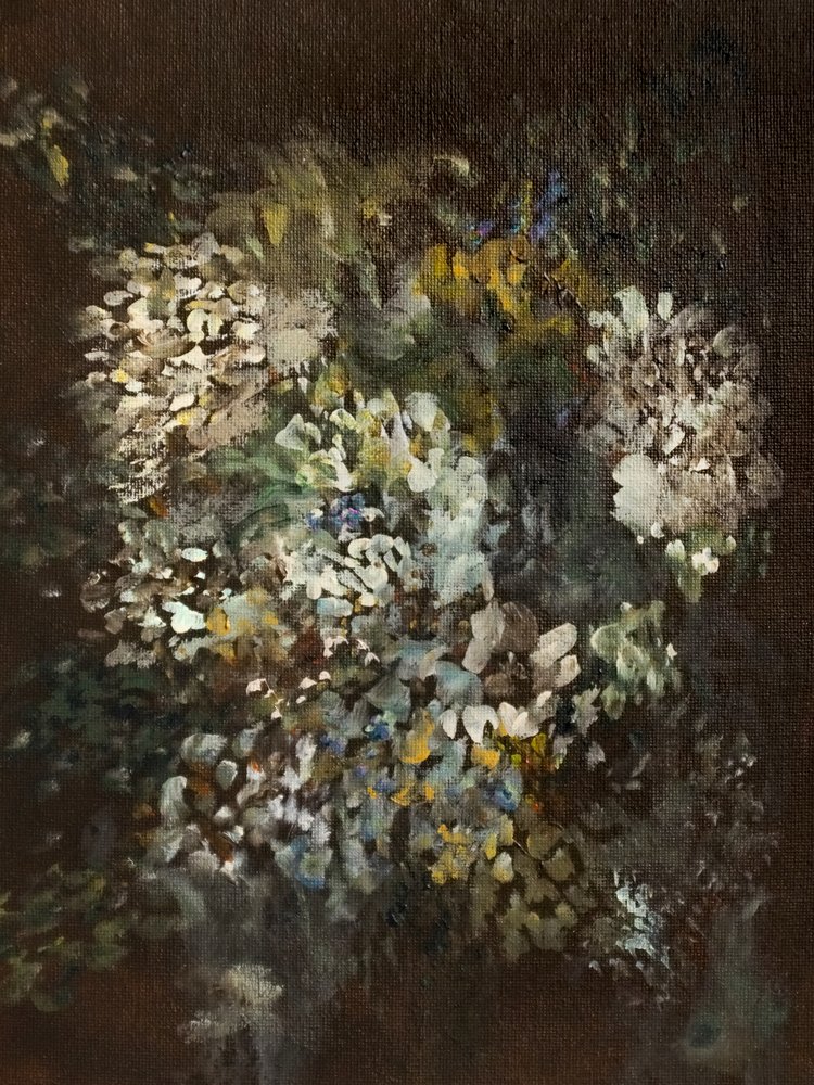 Mørk blomsterbuket af Emily Tingey