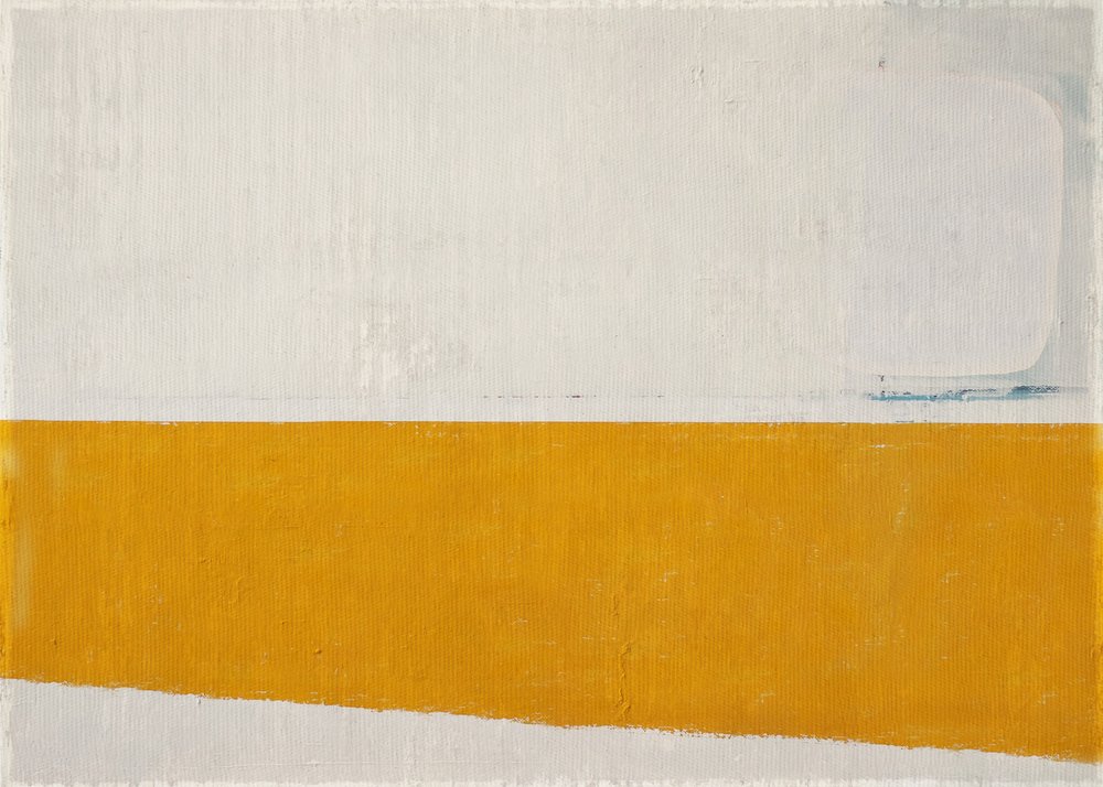 Minimalistisk gul horisont af Fernando Vieira