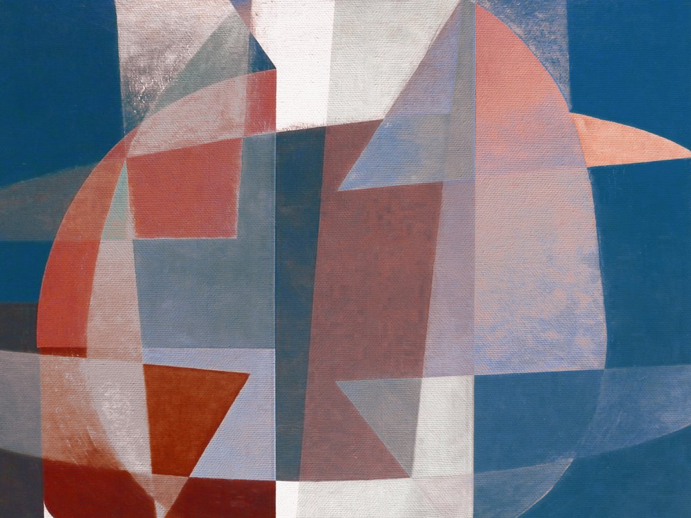 Moderne geometrisk komposition af Fernando Vieira