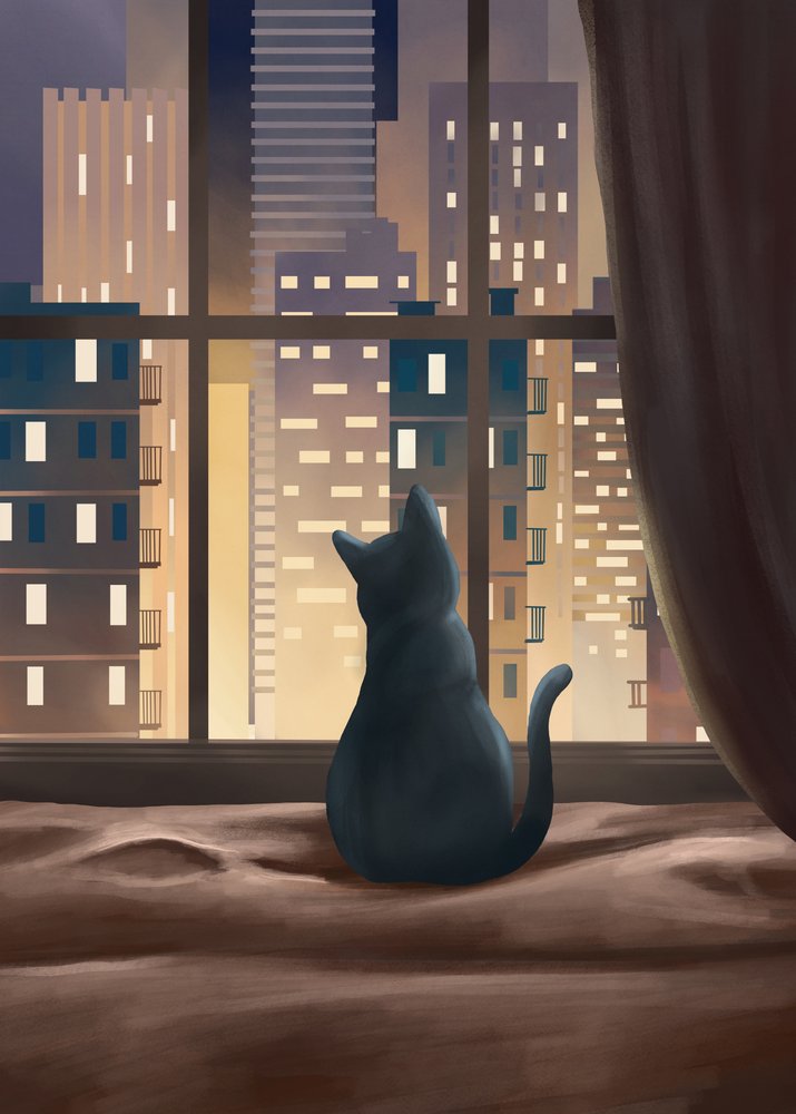 Black Cat City Glow af Flow Line