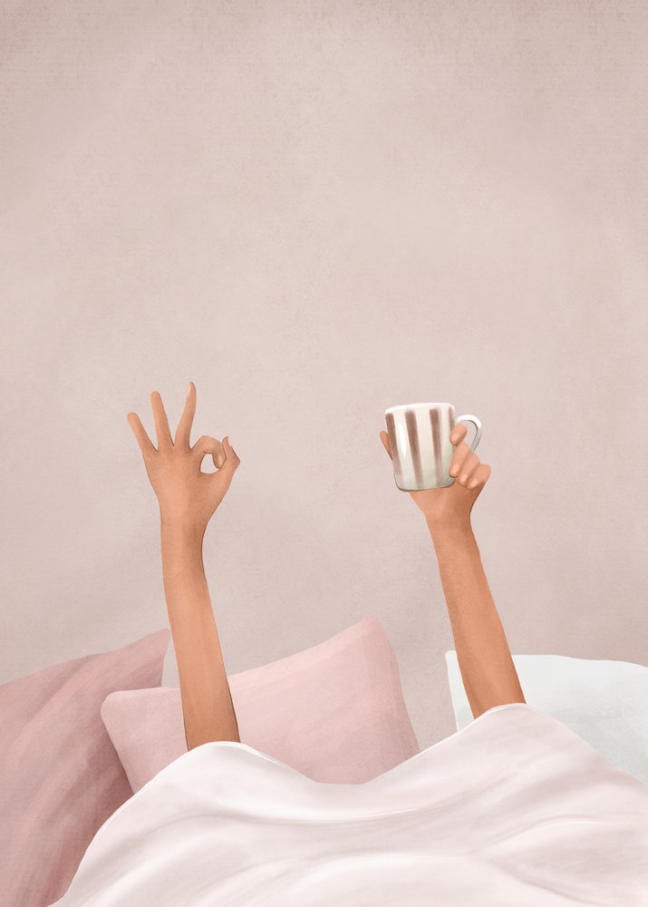 Hyggelig morgenkaffe af Flow Line