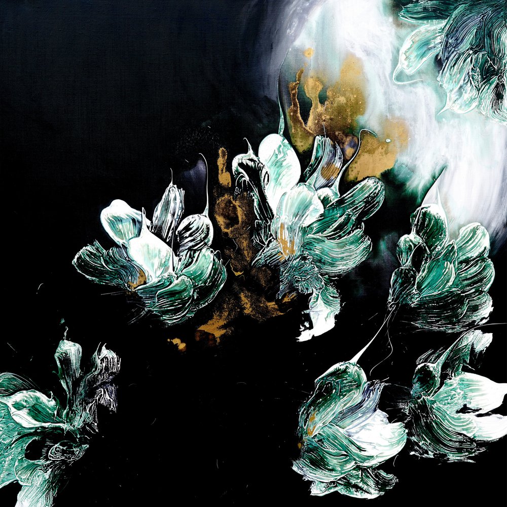 Elegante guldblomster af Françoise Wattré
