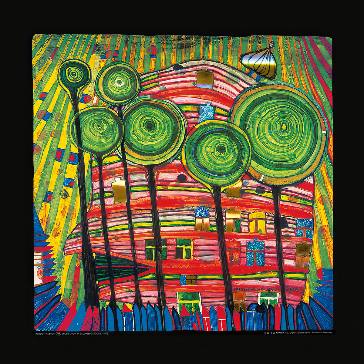 Dingsdas vokser i elskede haver af Friedensreich Hundertwasser