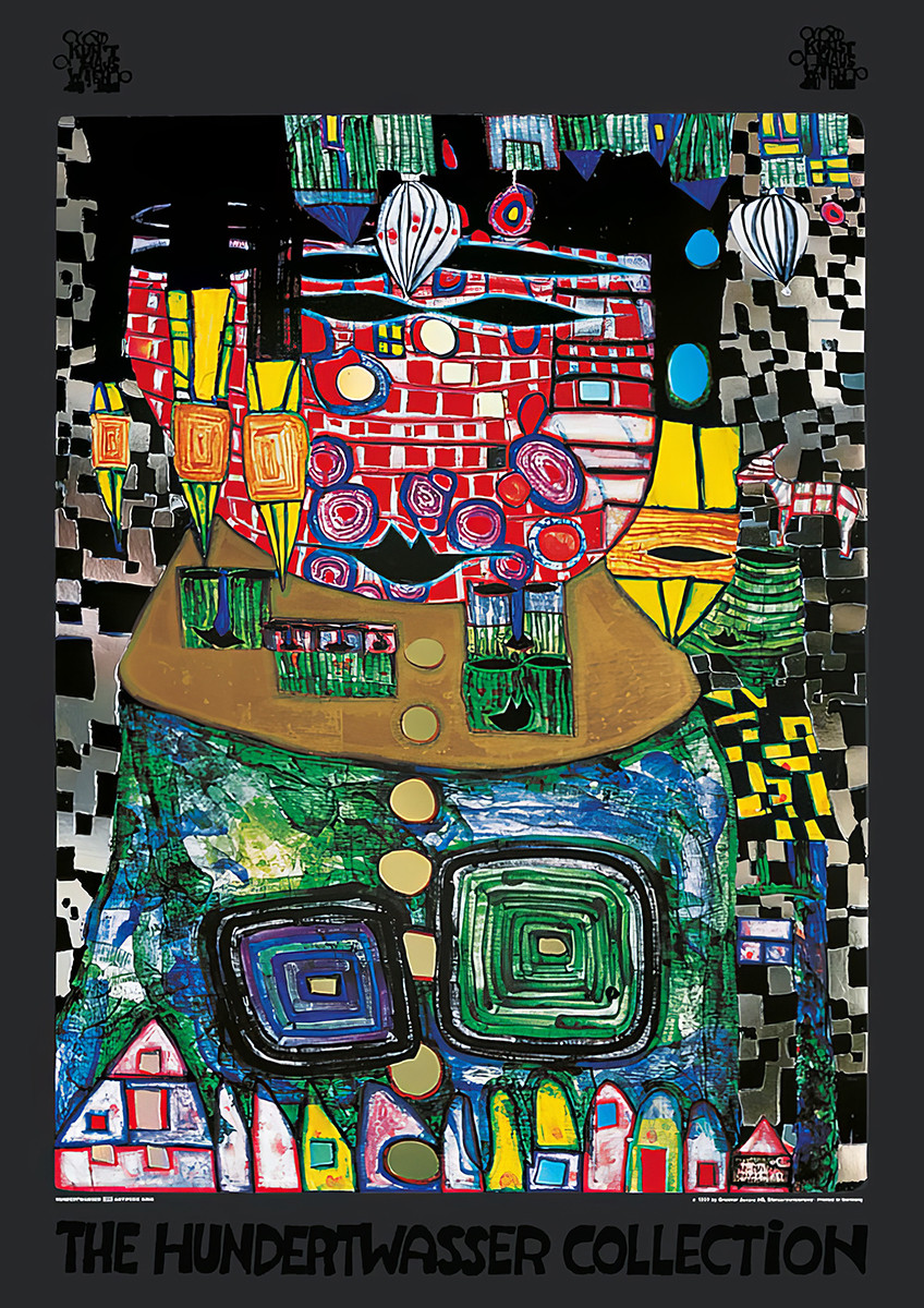 Kongen af Antipoderne af Friedensreich Hundertwasser