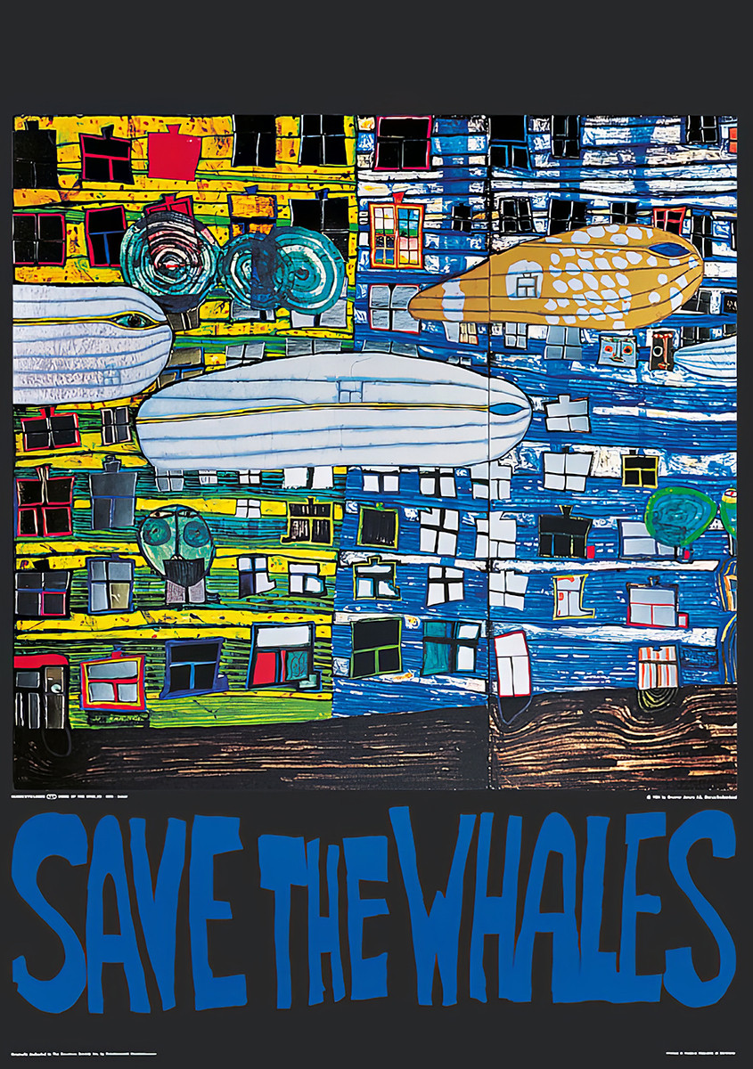 Red hvalerne af Friedensreich Hundertwasser