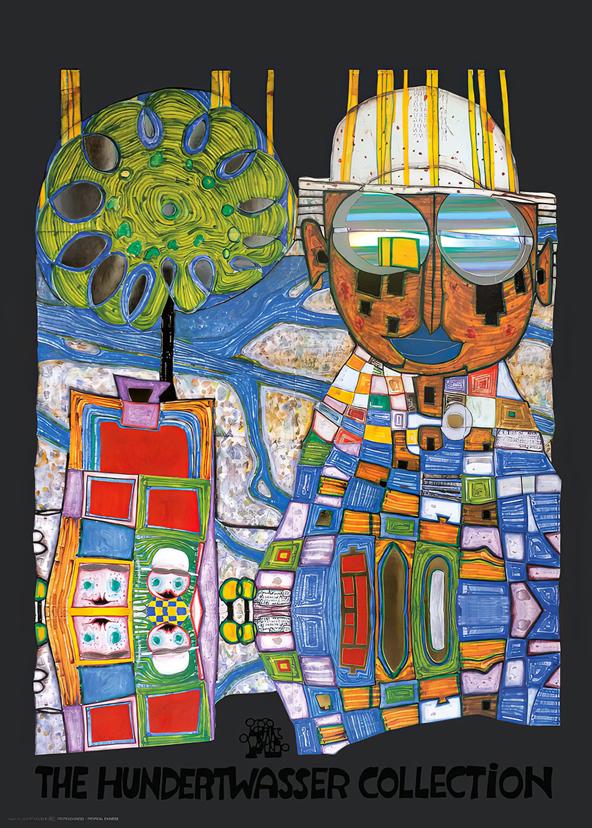 Tropisk kinesisk af Friedensreich Hundertwasser