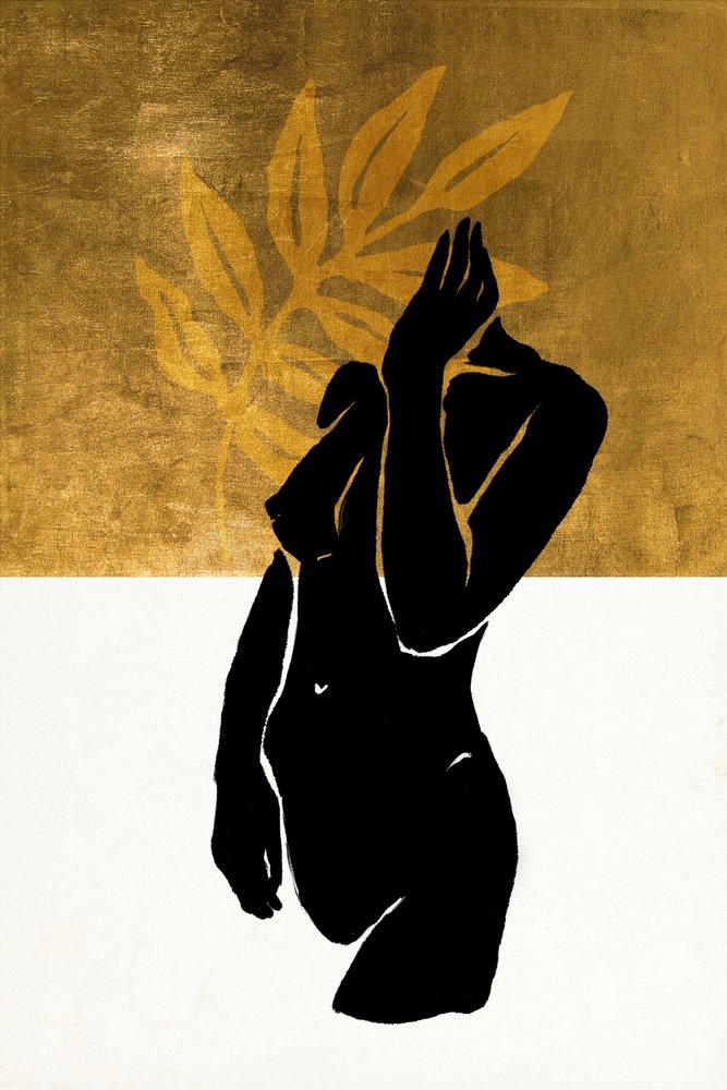 Golden Leaves Nude af Fun Qui