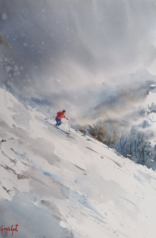 Alpint skiløb af Giorgio Gosti