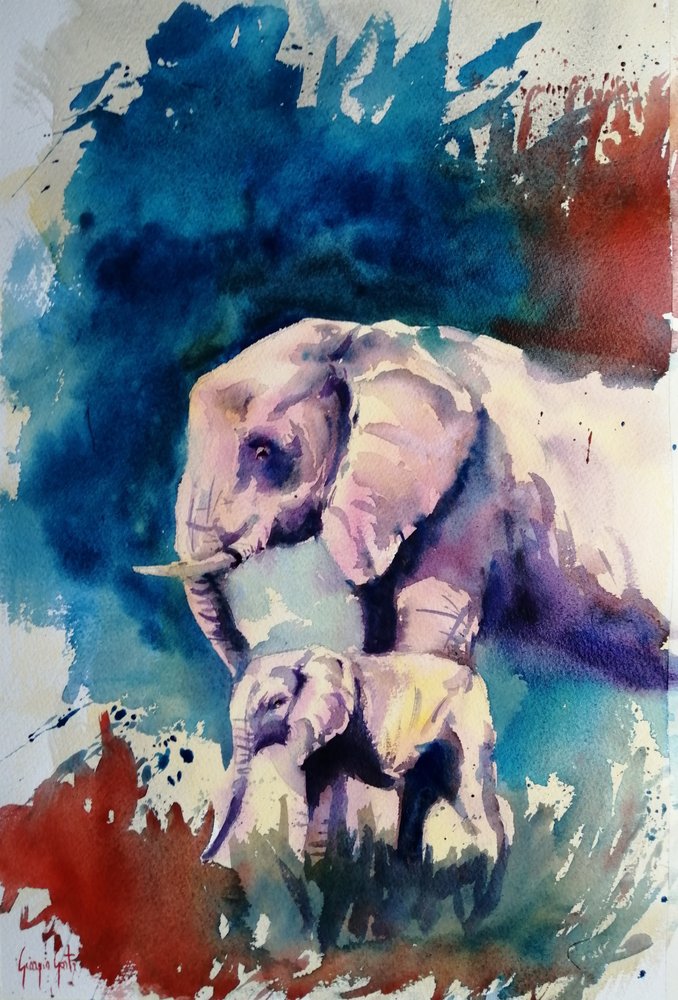 Gentle Elephant Bond af Giorgio Gosti