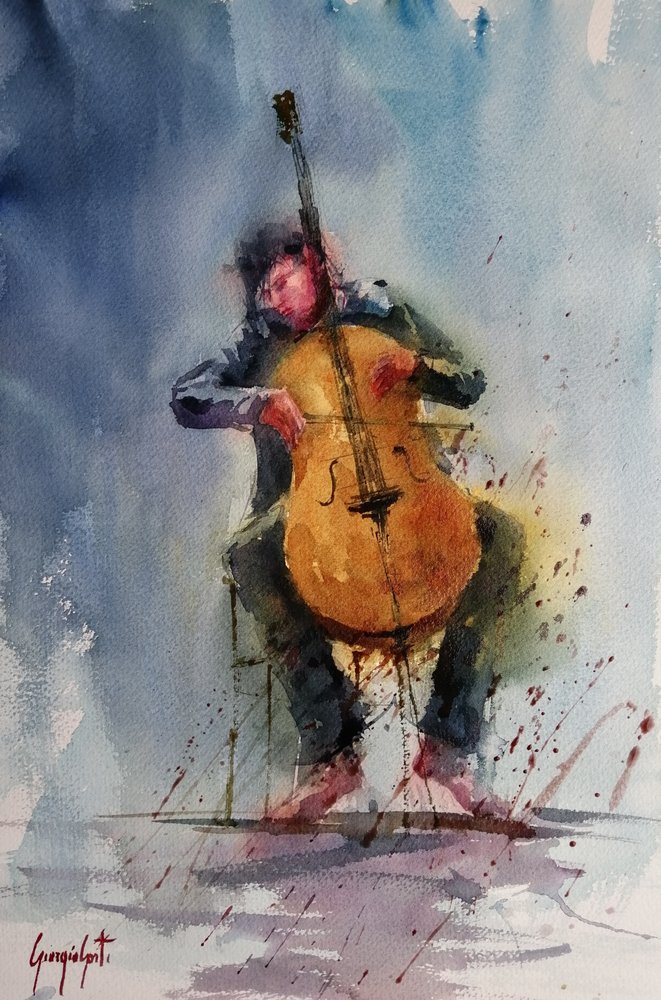 En passioneret cellist af Giorgio Gosti