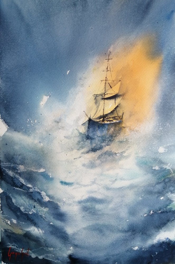 At sejle gennem stormen af Giorgio Gosti