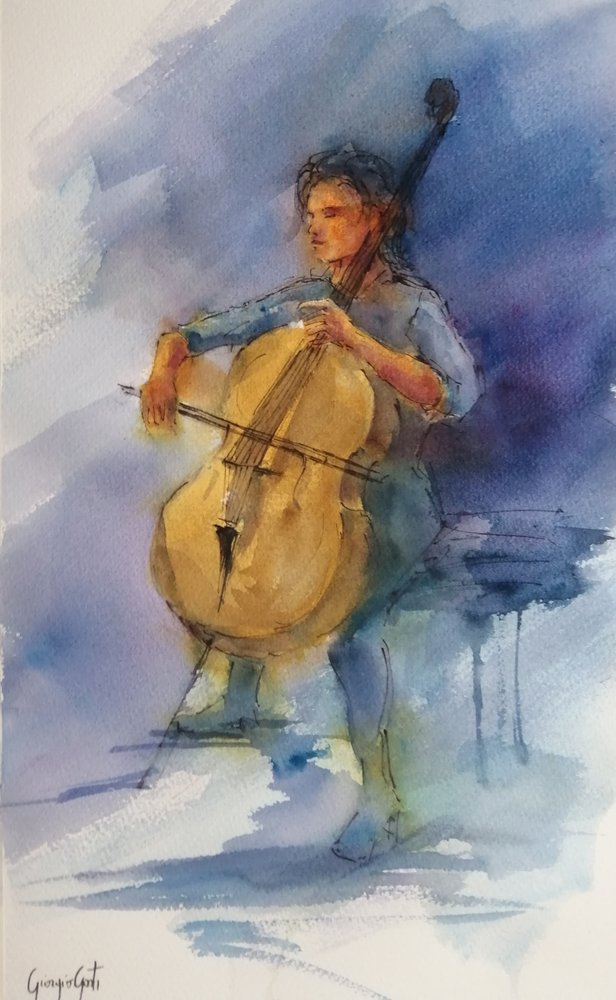En rolig cellokoncert af Giorgio Gosti