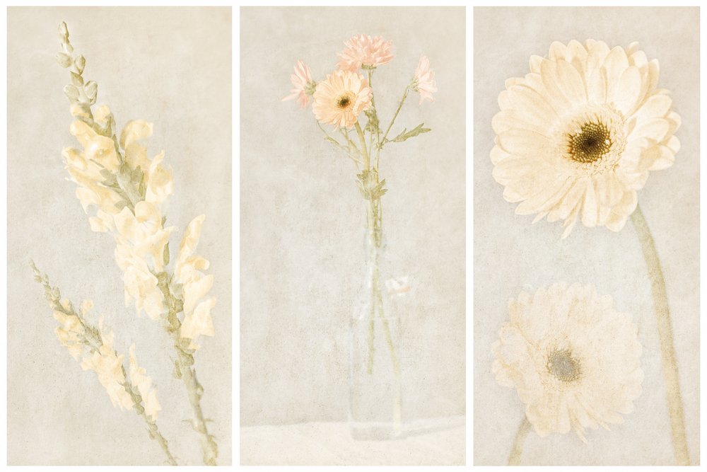 Tretal med falmede blomster af Gustav Davidsson
