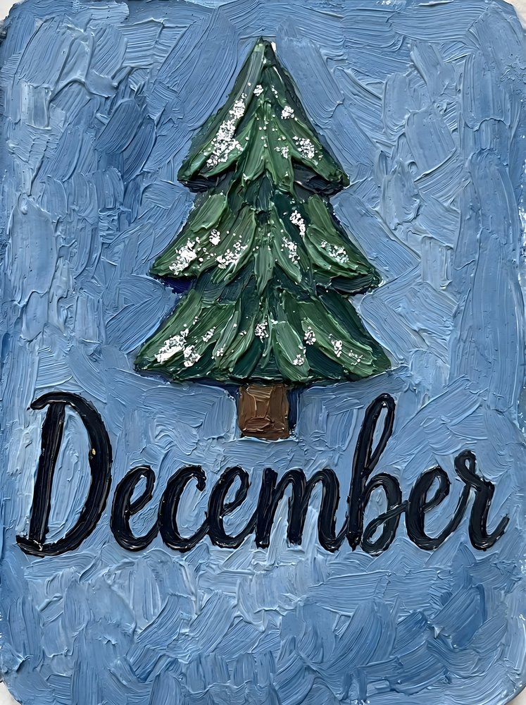 Juletræ i december af HUGO