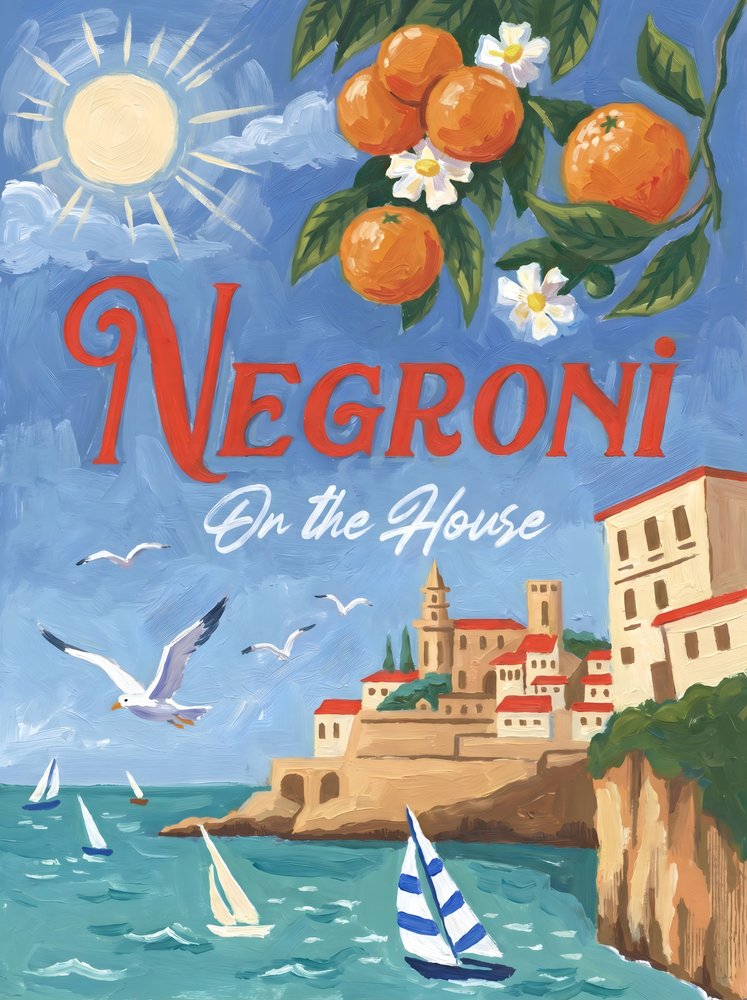 Italiensk kyst-Negroni af HUGO