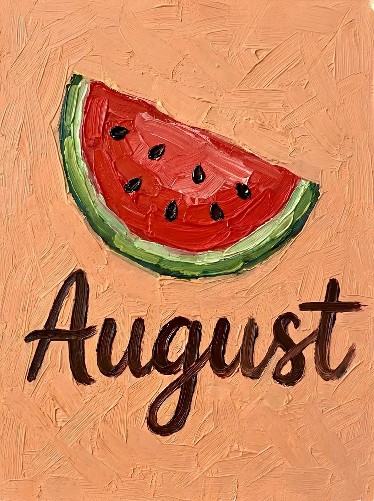 Saftig august-vandmelon af HUGO