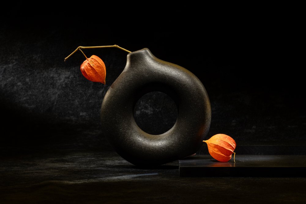 Elegant mørkt stilleben af Igor Kopcev