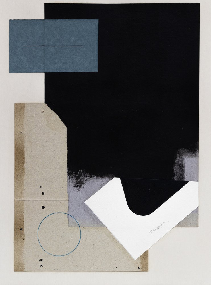 Moderne geometrisk collage af Ildefonso Martín