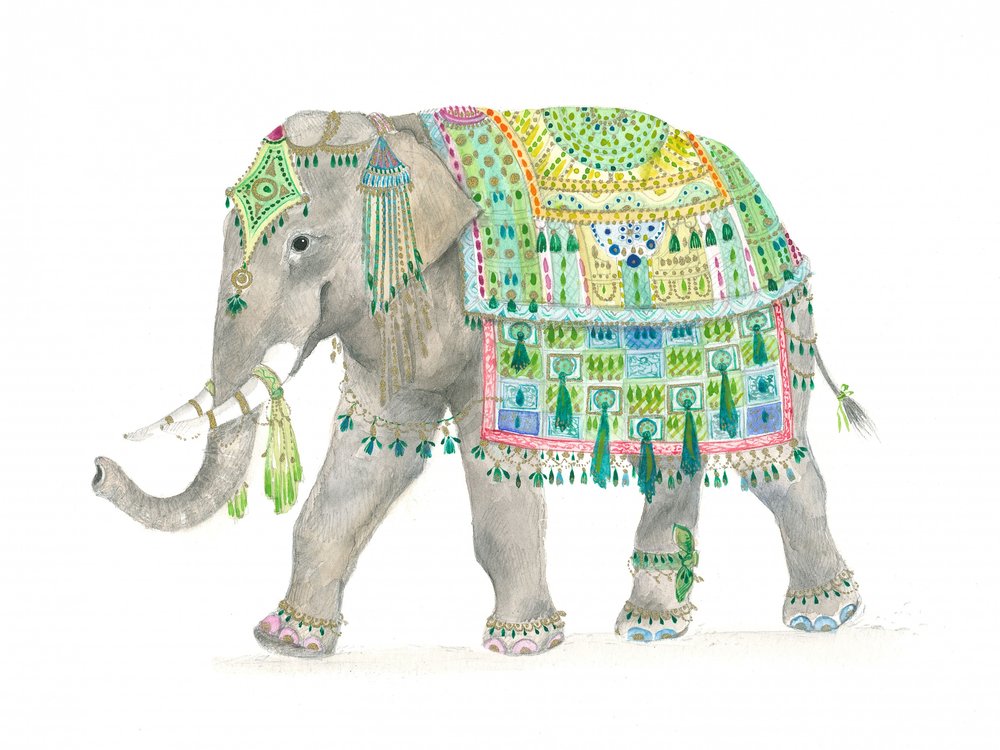 Dekorativ elefant af Isabelle Brent