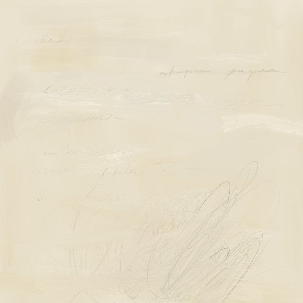 Bleg abstrakt skrift af James Zamora