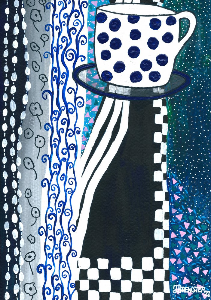 Polka Dot-tekop af Janine Brewster