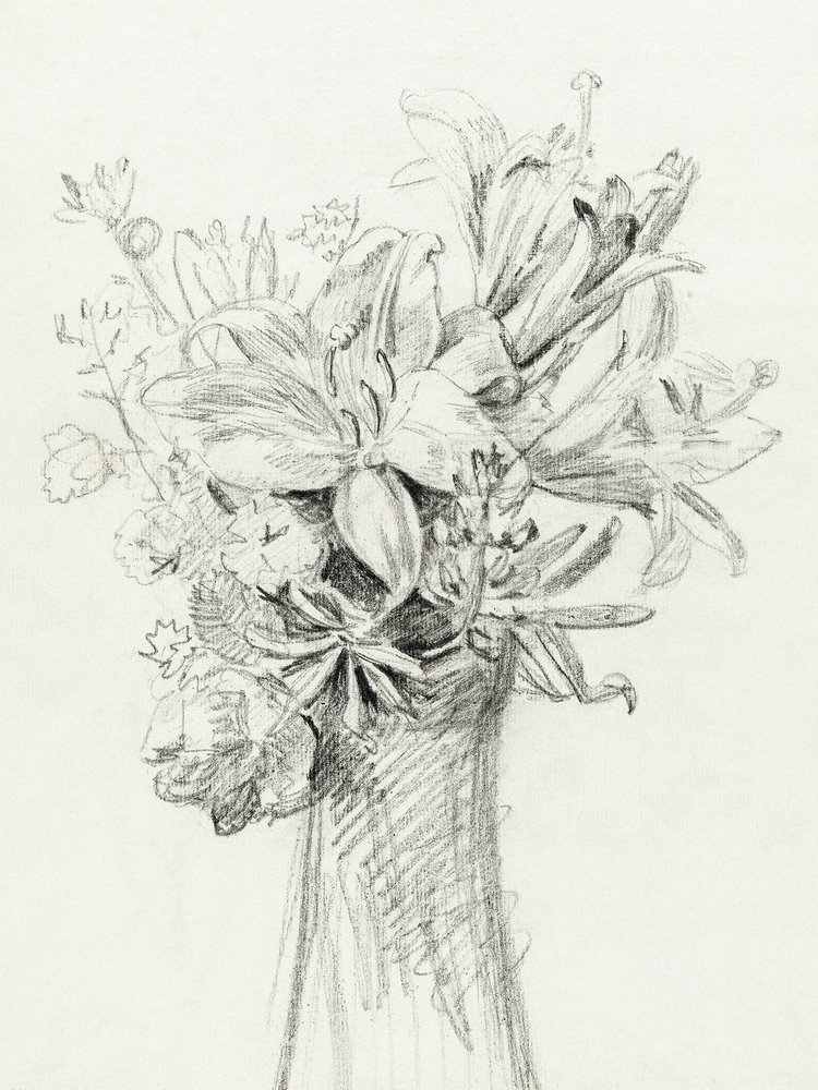 Blomster i en vase af Jean Bernard