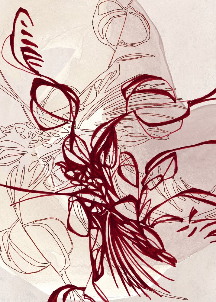Elegante botaniske linjer af Jenja Braun