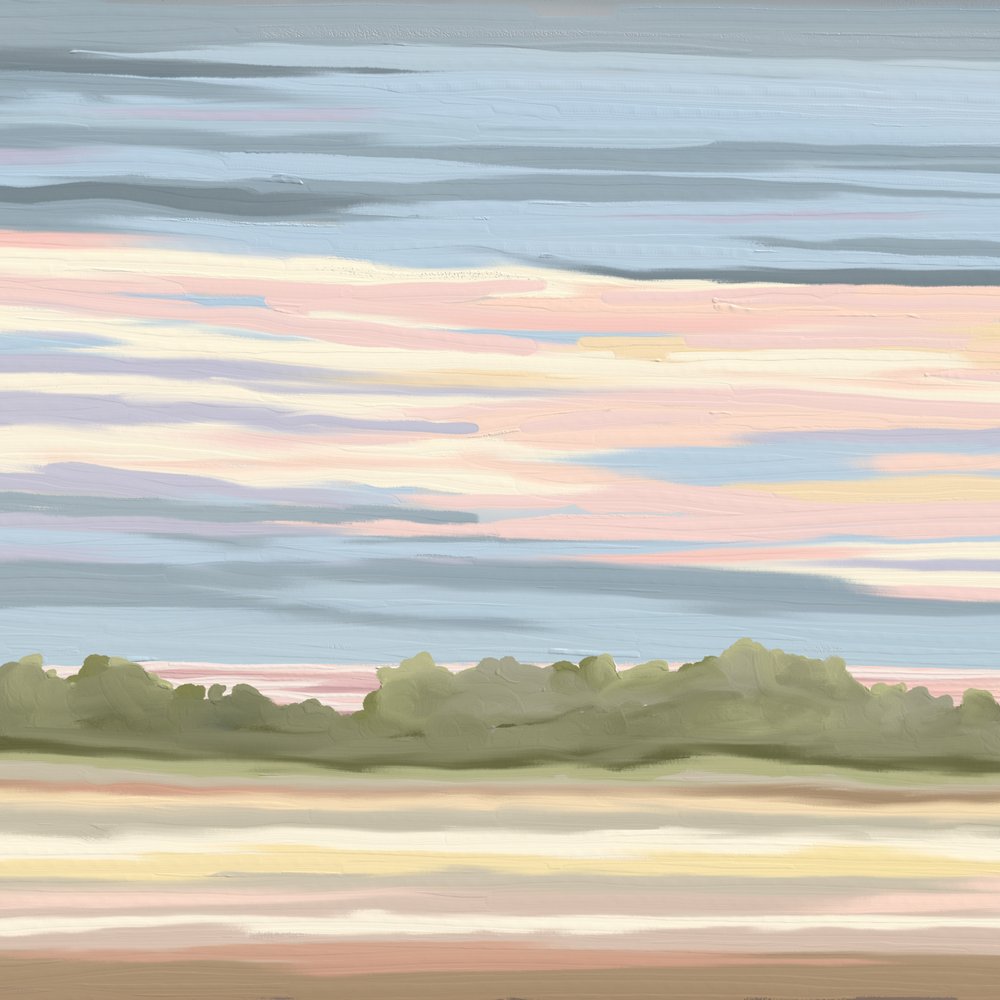 Pastel Horizon Glow af Jenna Alheit