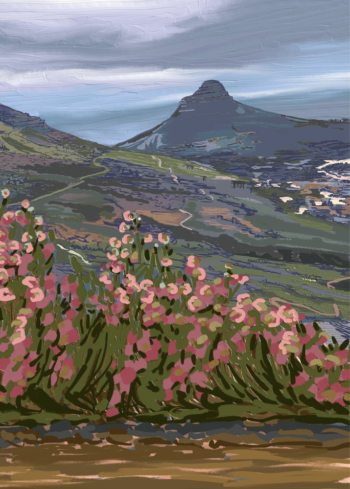 Smukke blomster i bjergene af Jenna Alheit
