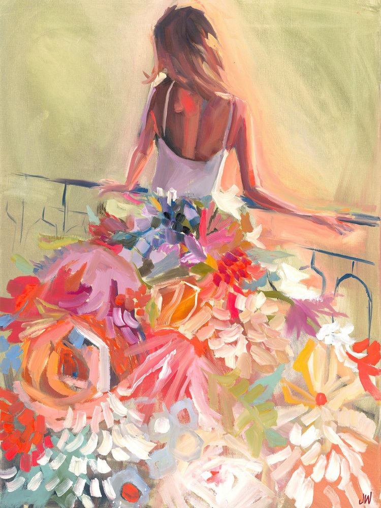 Blomsterkjole af Jenny Westenhofer