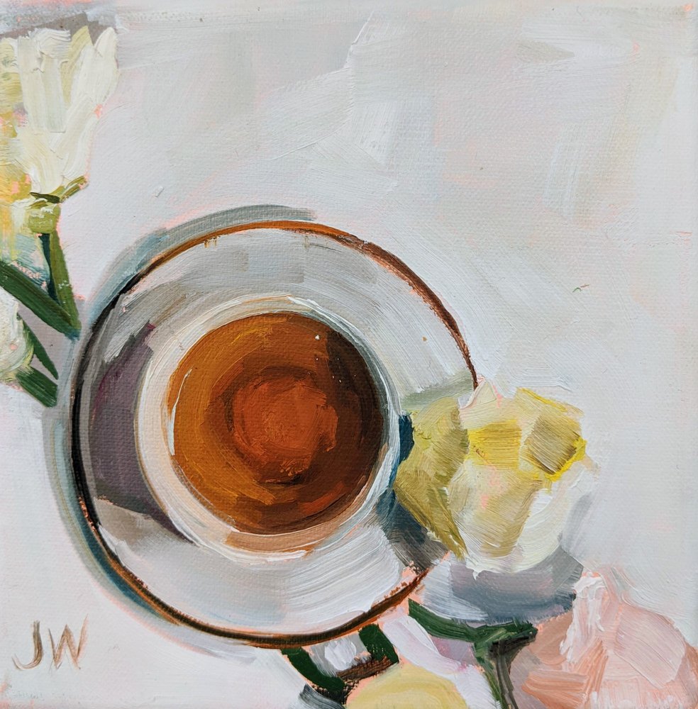 Blomster og te af Jenny Westenhofer