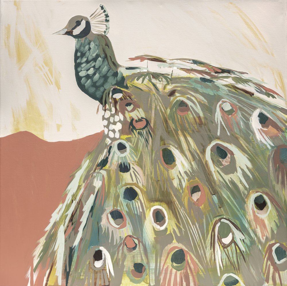 Påfugl-laks af Jenny Westenhofer