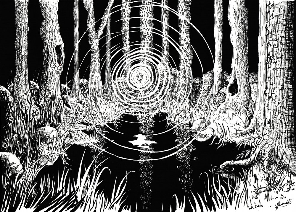 Mystiske skovbølger af Johan Liewendahl
