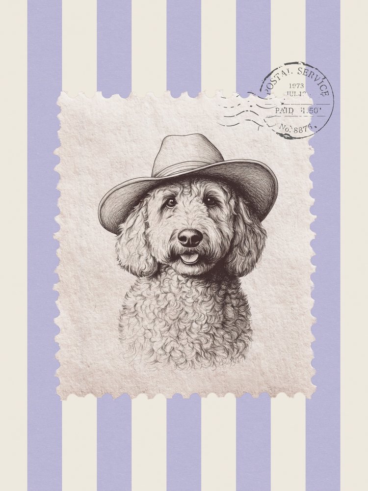 Cowboy-doodle-stempel af Jolly and Dash