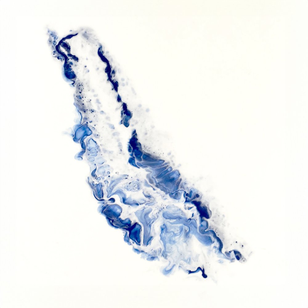 Indigo Liquid Flow af Jonas Weikel