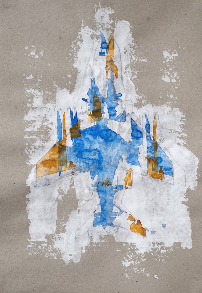 Abstrakt jagerfly af Joshua Hoskins