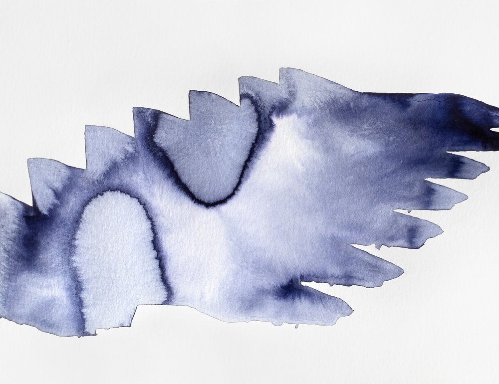 Flydende indigo-akvarelfarve af Joshua Hoskins