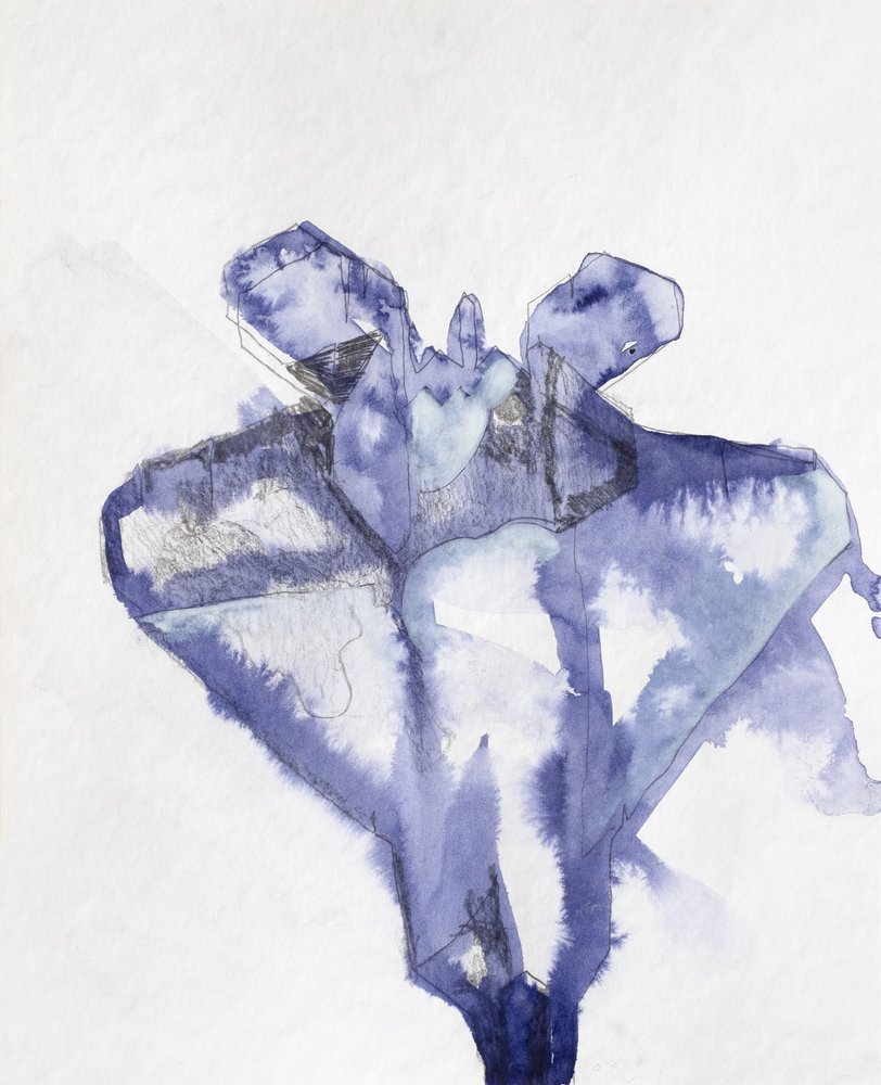 Indigo-blomsterform af Joshua Hoskins