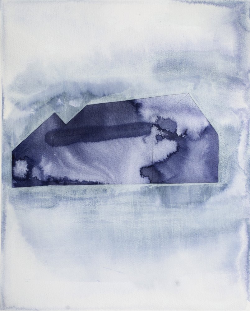 Landskab ved Indigo-bjerget af Joshua Hoskins