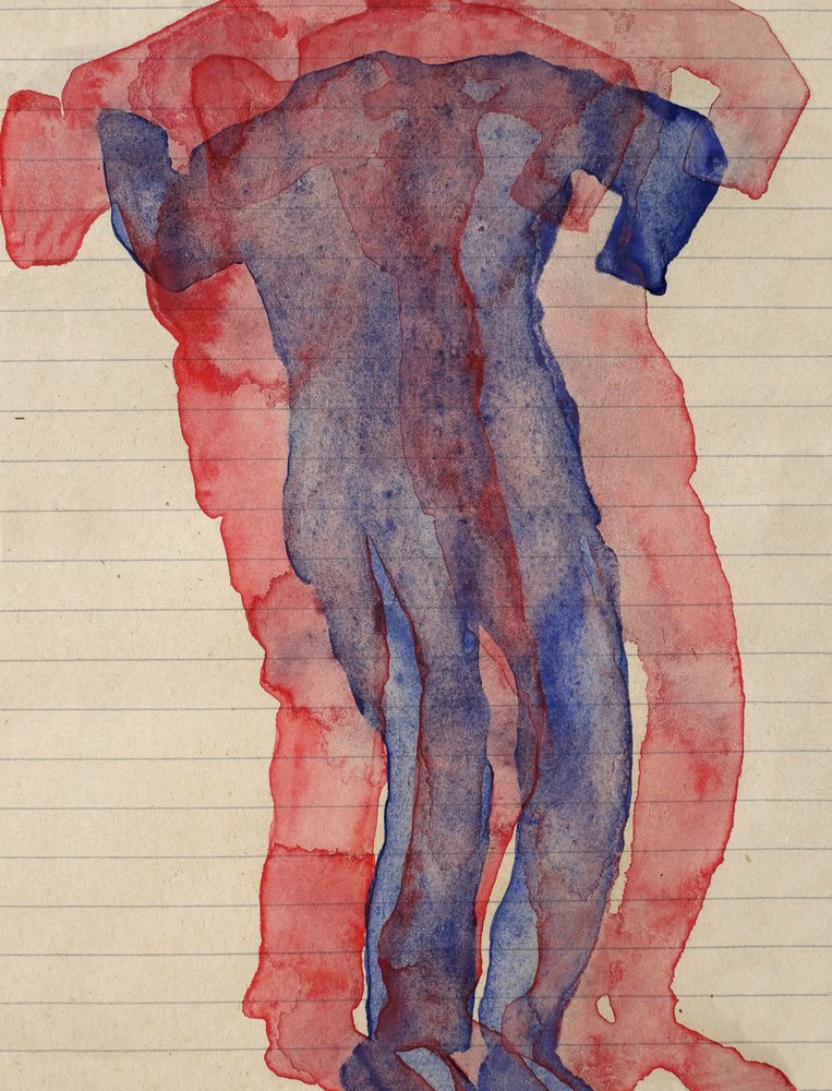 Menneskefigurer i lag af Joshua Hoskins