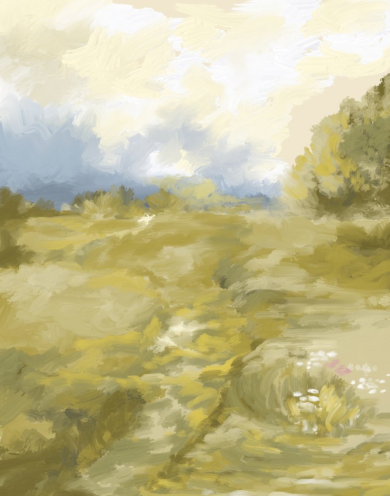 Golden Meadow-stien af Josie George