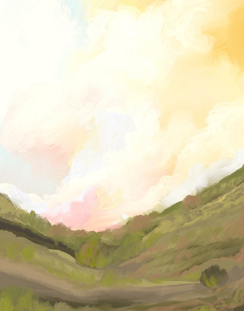 Serene Valley Light af Josie George