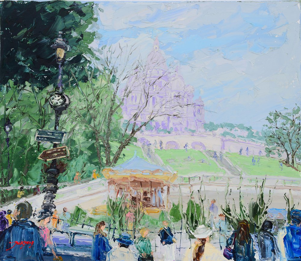 Sacre Coeur Montmartre-karrusellen af Jukyong Park