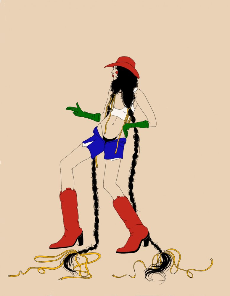 Moderne cowgirl-stil af Juliana Kokolari