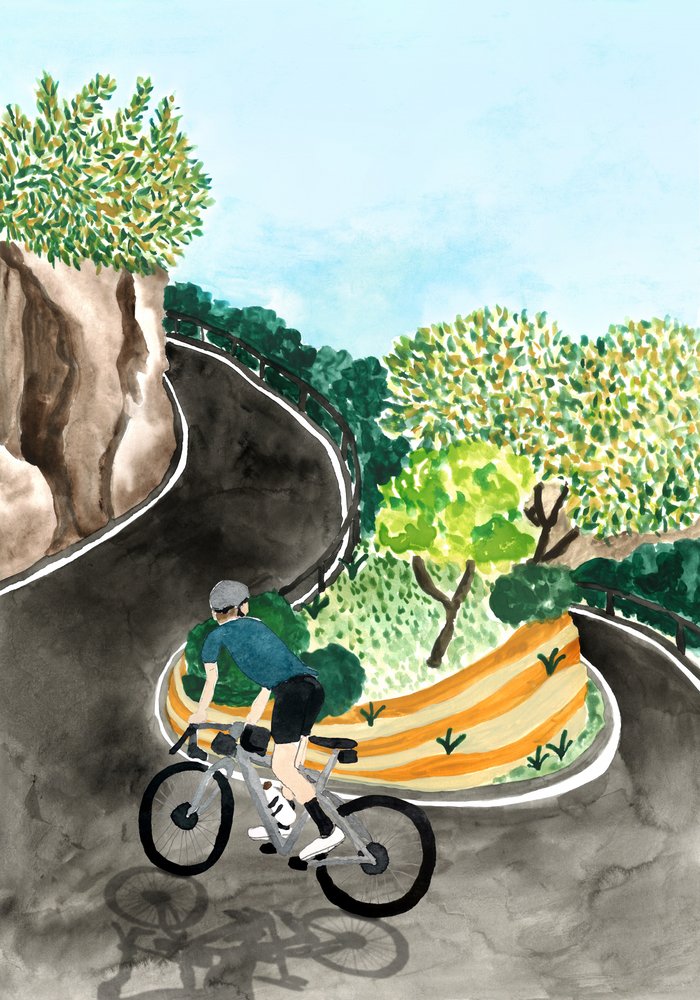 Cykeludflugt i smukke bjergomgivelser af Karen Menzenbach